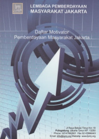 Daftar Motivator Pemberdayaan Masyarakat Jakarta