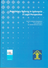 Regulatory Reform in Indonesia A Legal Perspective