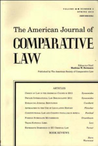 The American Journal of Comparative Law , Volume 60.Number 2 Spring 2012