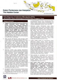 Kajian Perdamaian dan kebijakan The Habibie Center Edisi 05/November 2013