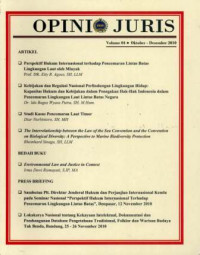 Opini Juris Vol. 04 Oktober-Desember 2010