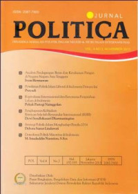 Jurnal Politica Vol. 4 No. 2 November 2013