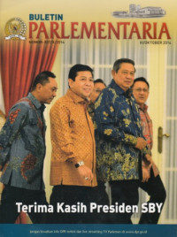 Buletin Parlementaria: Terima Kasih Presiden SBY, Nomor 837/X/2014, III/Oktober 2014