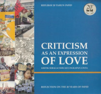 Criticism As An Expression Of Love: Kritik Sebagai Sebuah Ungkapan Cinta