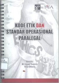 Kode etik dan standar operasional paralegal