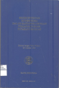 Rezim investasi di Indonesia dalam kaitannya dengan perjanjian hasil putaran Uruguay: diskusi dengan pakar hukum 26 Oktober 1995