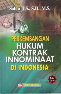 Perkembangan Hukum Kontrak Innominaat di indonesia