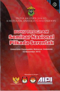 Buku Program Seminar Nasional Pilkada Serentak