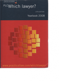 PLC which Lawyer? Yearbook 2008 13th Edition
