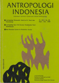 Antropologi Indonesia = Indonesian Journal of Social and Cultural Anthropology