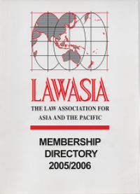 Lawasia The Law Association For Asia and the Pacific: Membership Directory 2005/2006