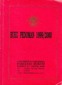 Buku Pedoman 1999/2000
