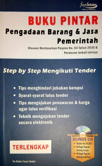 Tanya Jawab : Buku Pintar Pengadaan Barang & Jasa Pemerintah