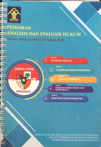 Pedoman Analisis dan Evaluasi Hukum Nomor PHN-01.HN.01.03 Tahun 2019