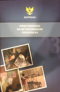 Peran Pemerintah Dalam Pengembangan penerapan RIA
