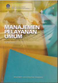 Manajemen Pelayanan Umum