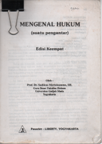 Image of Mengenal Hukum : Suatu Pengantar (Edisi Keempat)