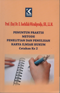 Image of Penuntun Praktis Metode Penelitian dan Penulisan Karya Ilmiah Hukum: Cetakan Kedua