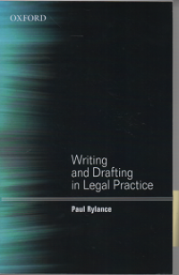 Image of Writing and Drafting in Legal Practice